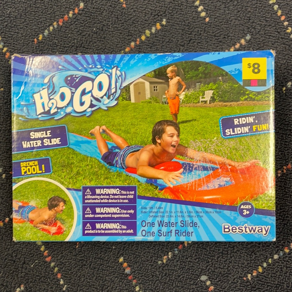 H2O Go single water slide